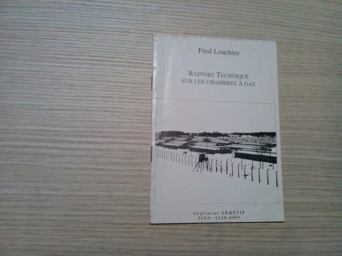 RAPPORT TECHNIQUE SUR LES CHAMBRES A GAZ - Fred Leuchter -1988, 31 p.