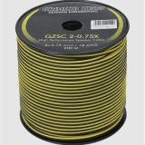 GZSC 2-0.75X Cablu Ground Zero pentru difuzoare 2x0,75 mm &sup2;, 1m
