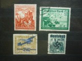 Set timbre Germania Deutsches Reich WHW Cehoslovacia Sudete Karlsbad 1938 - A228