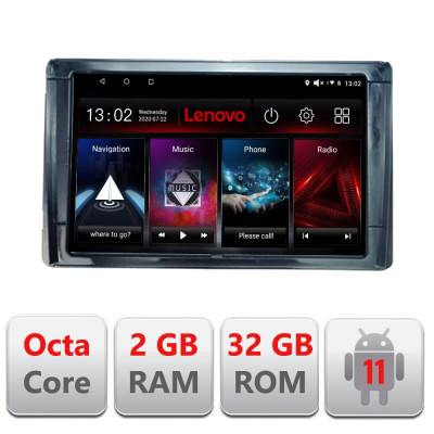 Navigatie dedicata Toyota 2DIN D-TY2DIN Lenovo Octa Core cu Android Radio Bluetooth Internet GPS WIFI DSP 2+32 GB 4G KIT-TY2DIN CarStore Technology foto