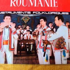 Vinil muzica ROUMANIE Instruments folcloriques