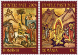 ROMANIA 2024 SFINTELE PASTI Serie 2 val. LP.2460 MNH**, Nestampilat