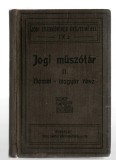 Jogi Muszotar II - Nemet - maghiar resz - dr. Schwartz Izidor, 1908 lb. magh.
