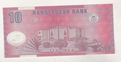 bnk bn Bangladesh 10 taka 2000 , polimer , unc foto