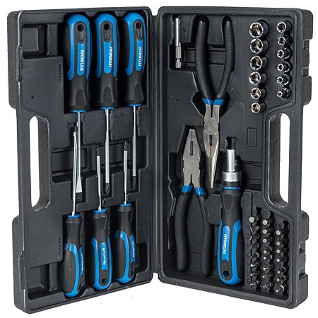 Trusa de scule combinate 45 piese HY-15513 HardWork ToolsRange