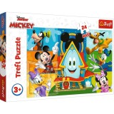 Cumpara ieftin PUZZLE TREFL 24 MAXI MICKEY MOUSE CASA PRIETENILOR AMUZANTI