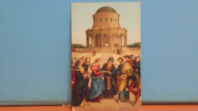 CASATORIA SF. MARII CU IOSEF - REPRODUCERE,1918 -MISCH &amp;amp; CO, WORLD&amp;#039;S GALLERIES foto