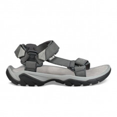 Sandale Teva Terra Fi 5 Universal Leather Men Gri - Dark Shadow