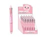 Pix erasable, multicolor, cu mecanism retractabil, 4 culori, cu design porcusor, iTotal