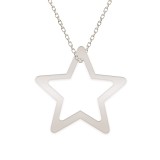 Selena - Colier personalizat argint 925 cu pandantiv stea
