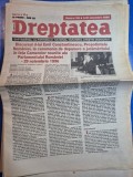 ziarul dreptatea 4 - 10 decembrie 1996 - emil constantinescu la alba iulia de ziua nationala