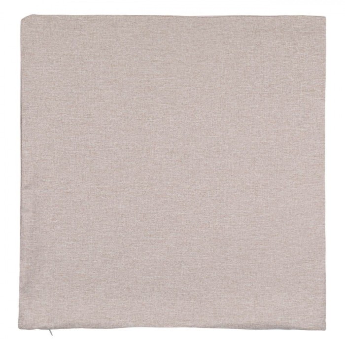 Față de Pernă Decorativă, Bej, 50x50cm, Poliester-In, Fermoar pe Două Fețe