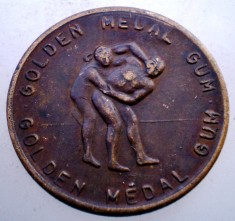 2.249 JETON UK MAREA BRITANIE GOLDEN MEDAL GUM SPORT LUPTE