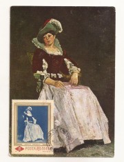 RF42 -Carte Postala- I. Andreescu, model costumat, necirculata