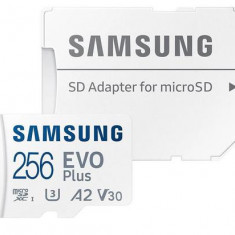 Card de memorie Card memorie Samsung EVO Plus, MicroSDXC, 256GB + Adaptor SD