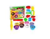 Kit plastilina 8 cutii si forme, Malplay 107298