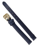 Curea Ceas Premium &ndash; Piele Natural? Bleumarin, 8mm (Lungime M)