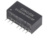 Convertor DC/DC 3W 18-75V la 12V 250mA SIP8