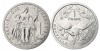 New Caledonia 2002 - 1 franc, aluminiu, UNC