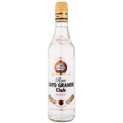 Rom Cayo Grande Blanco 0.7L, Alcool 37.5%, Cayo Rom, Rom Cayo Grande, Rom Blanco Cayo Grande, Bauturi Spirtoase, Rom Alb, Rom Alb Cayo, Rom Alcool, Ro foto