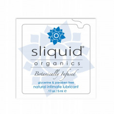 Lubrifiant (pliculeț) - Sliquid Organics Natural Lubricant 5 ml