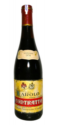 Z 42 - VIN BAROLO CONTRATTO, DOC, recoltare 1974 cl 72 gr 13,5 foto