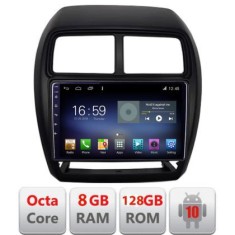 Navigatie Mitsubishi ASX 2017-2021 model facelift Android radio gps internet Octa Core 8+128 LTE Kit-026-facelift+EDT-E609 CarStore Technology