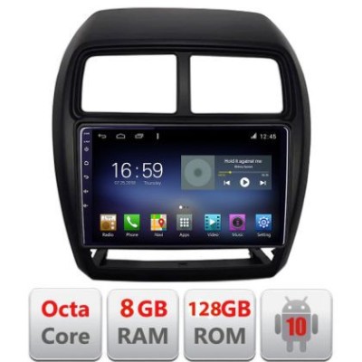 Navigatie Mitsubishi ASX 2017-2021 model facelift Android radio gps internet Octa Core 8+128 LTE Kit-026-facelift+EDT-E609 CarStore Technology foto