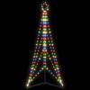 Pom de Crăciun LED 363 LED-uri colorate 182 cm