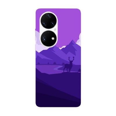 Husa compatibila cu Huawei Nova Y70 model Purple Nature, Silicon, TPU, Viceversa foto