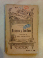 Hermann si Dorothea - GOETHE , bpt 974 foto