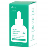 Serum tratament pentru acnee si cosuri 7 Days 30.5% Cica Solution + BHA &amp; Tea Tree, 20ml, Ariul