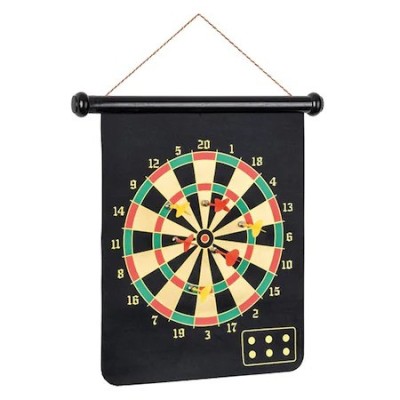 Joc de darts magnetic, 35 x 45 cm, 6 sageti incluse foto