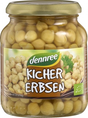 Naut la borcan bio 350g Dennree foto