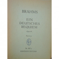 BRAHMS - EIN DEUTSCHES REQUIEM OPUS 45 foto