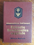 Extracte farmaceutice vegetale - Ionescu Stoian / R7P2F