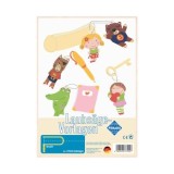 Sablon din lemn, pandantive, pentru traforaj, dimensiunea A4, Pebaro 375/4S