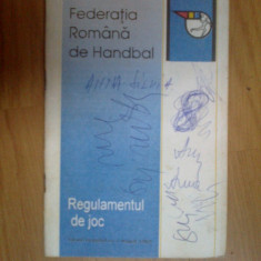 d9 Federatia romana de handbal - regulamentul de joc