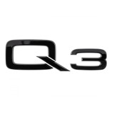 Emblema Q3 pentru Audi,Negru lucios