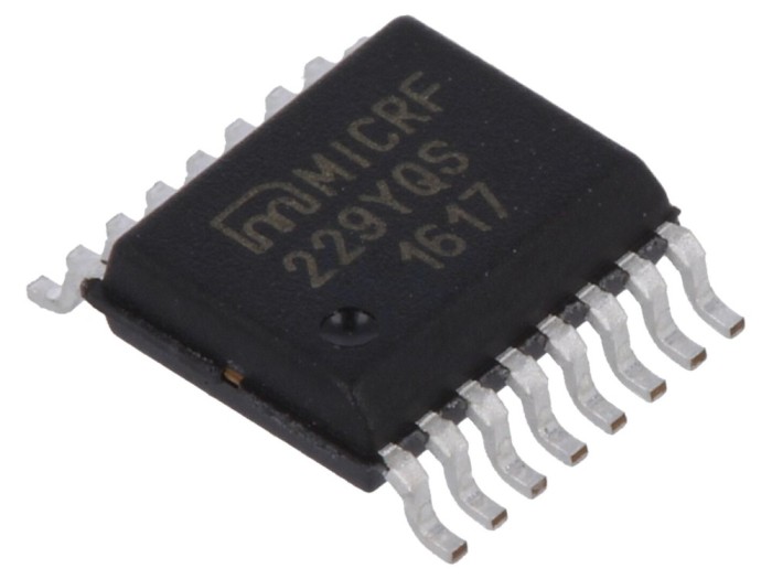 Receptor RF serial QSOP16, RSSI
