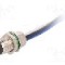 Conector M8, 4 pini, clasa etanseitate IP67, BULGIN - PXMBNI08RPM04AFL001