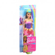 BARBIE PAPUSA PRINTESA DREAMTOPIA CU CORONITA GALBENA foto