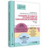 Admiterea in magistratura si in avocatura, volumul I - drept civil, drept procesual civil. Editia a III a, Florin Motiu, Roxana Dan