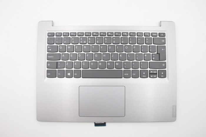 Carcasa superioara cu tastatura palmrest Laptop, Lenovo, V14-ADA Type 82C6, 5CB0S17123, AP1CS000600, gri, layout UK