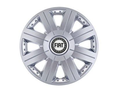 Set 4 capace roti Cosmos cromat R15, pentru gama auto Fiat foto