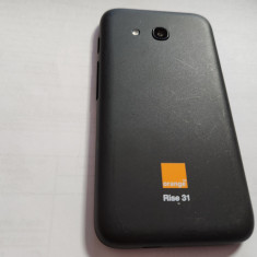 Telefon mobil Orange Rise 31 negru ca nou cu folie pe ecran