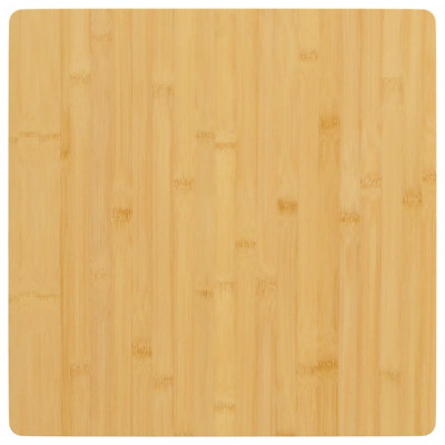 vidaXL Blat de masă, 50x50x2,5 cm, bambus foto
