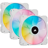 Ventilator PC, iCUE SP120 RGB ELITE White Performance 120mm Triple Fan Kit, Corsair
