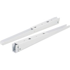 Suport pentru raft, reglabil, alb, 30 cm, 2 buc / set