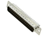 Conector D-Sub 37 pini, mufă tată, drept, pe cablu, 5A